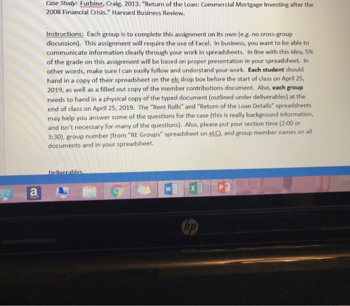 case study return of the loan Questions for Case Study (2019)-Word AYOUT