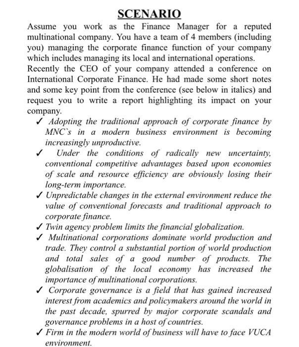  task: A VUCA environment can be dangerously disruptive, discuss how the