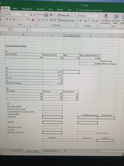 an estimate of McCormick & Company's Weighted Average Cost of Capital (WACC)