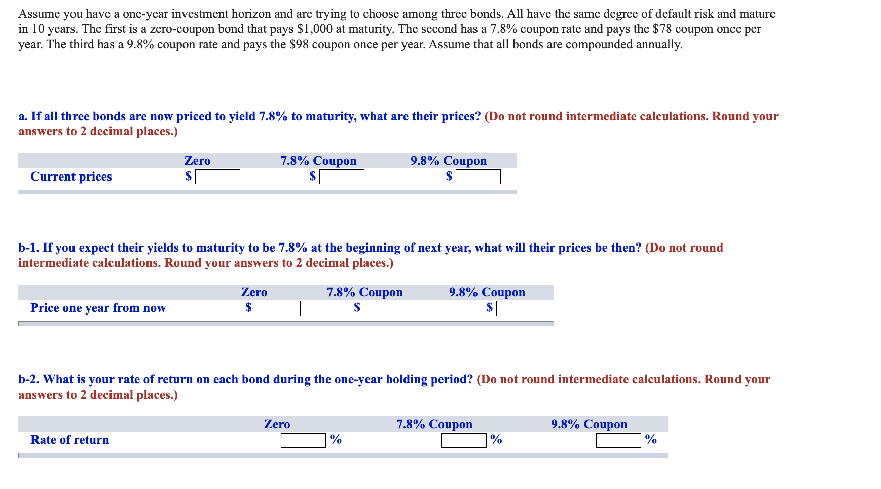Can someone help me with this problem? Assume you have a one-year