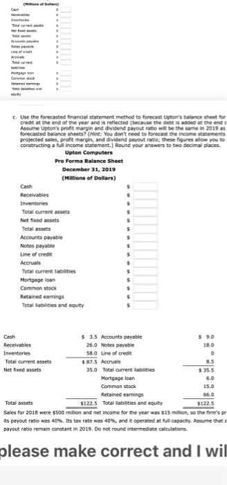 shown here millions of dollars): Cash $ 3.5 Accounts payable $ 9.0