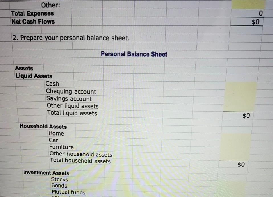 below. + Personal Financial Goals Dollar Amount to Accomplish Priority (Low, Medium,