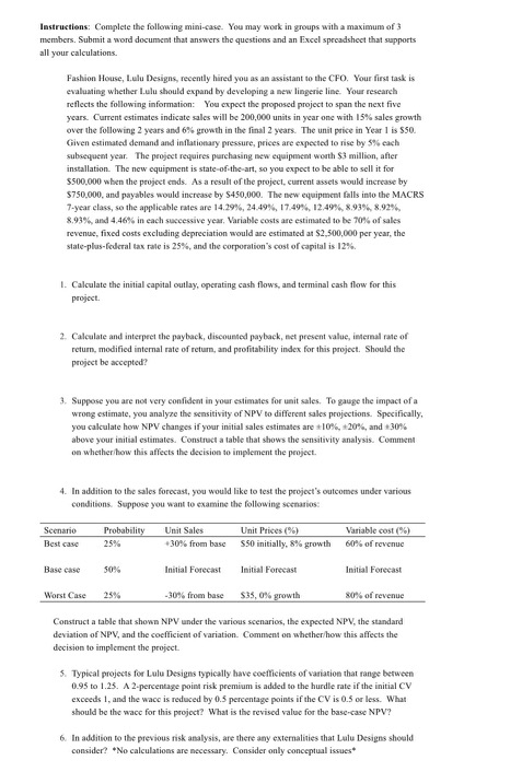 I am having trouble with question 4! members. Submit a word document