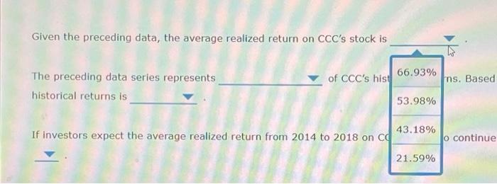 is often used to estimate future results. Analysts across companies use realized
