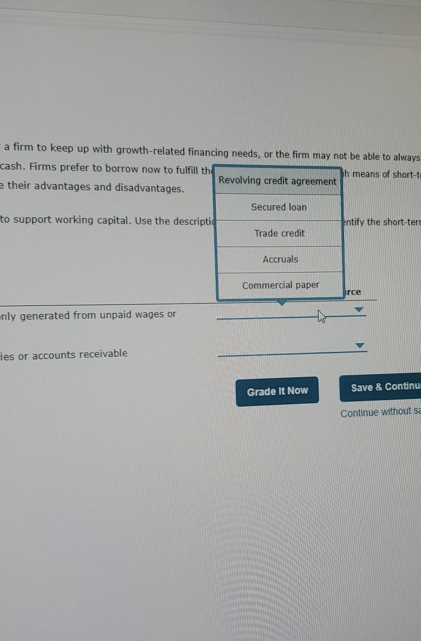 for a firm to keep up with growth-related financing needs, or the