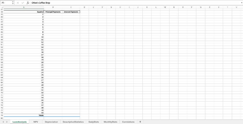 ex05Coffee_START. Save the file with the name ex05Coffee_LastFirst, replacing LastFirst with your
