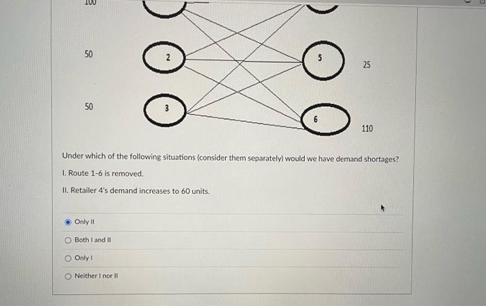 to the Network Diagram below. Let Xij represent the number of units
