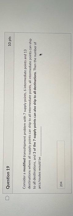 I need the final answer only please. Thank you. Consider a modified