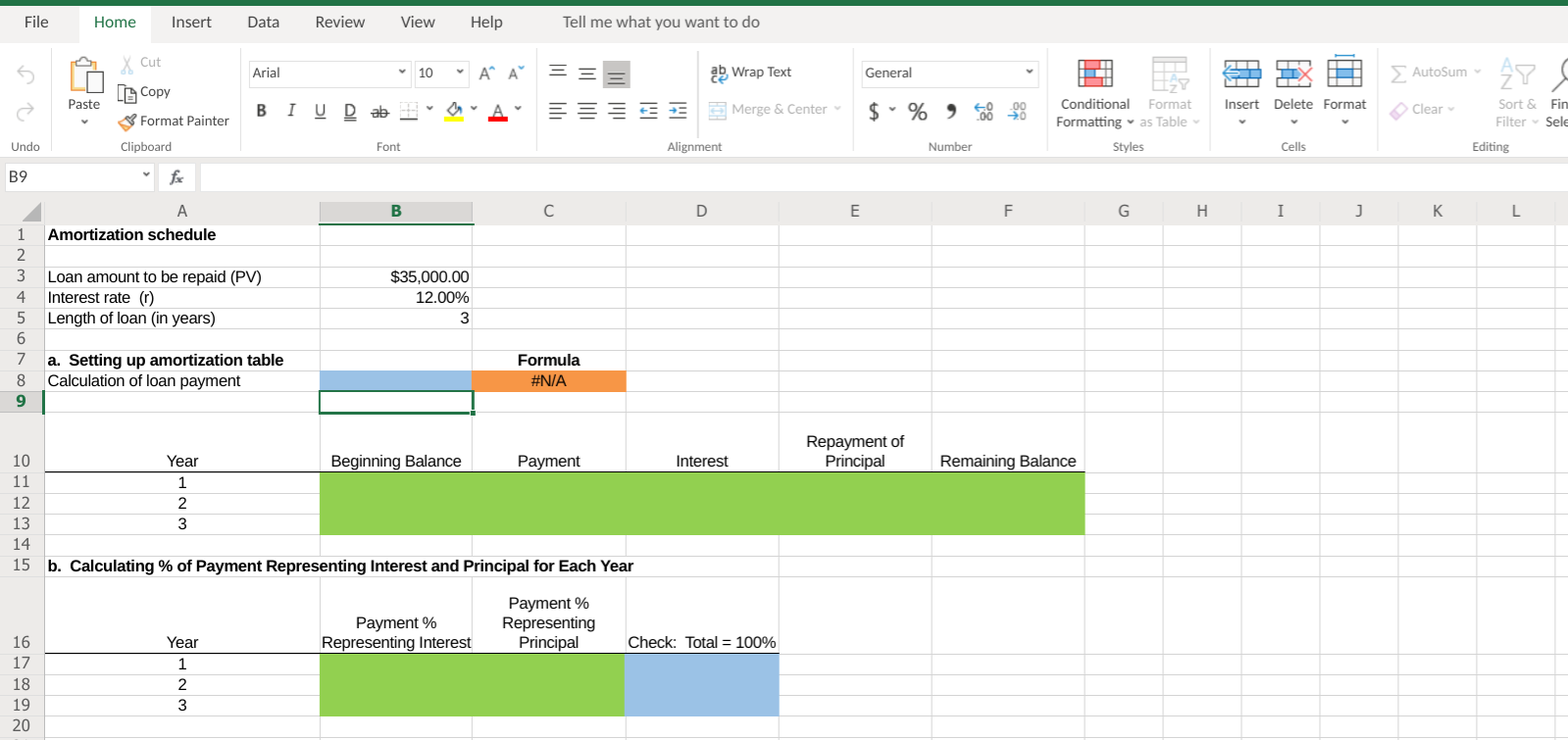 Excel Online file below. Open the spreadsheet and perform the required analysis