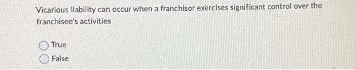 exposure: Ensure all proper franchise registrations are in place Train salespeople on