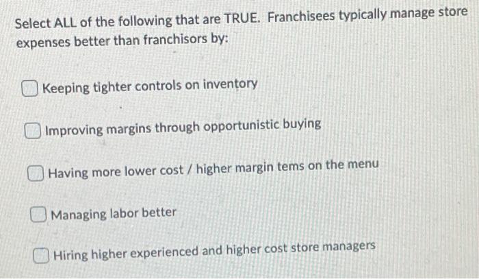 franchise laws Designate a compliance officer Set up all supply chain contracts