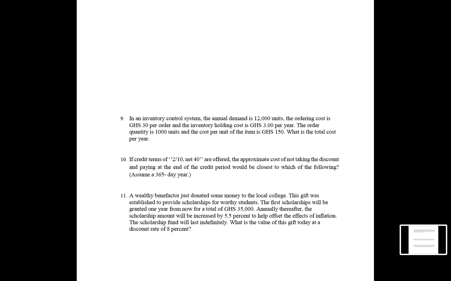the end of 25 years? 2. You have just made an investment