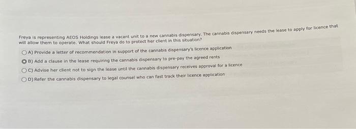 complex. Hector and Juanita do not want to sign a lease unless