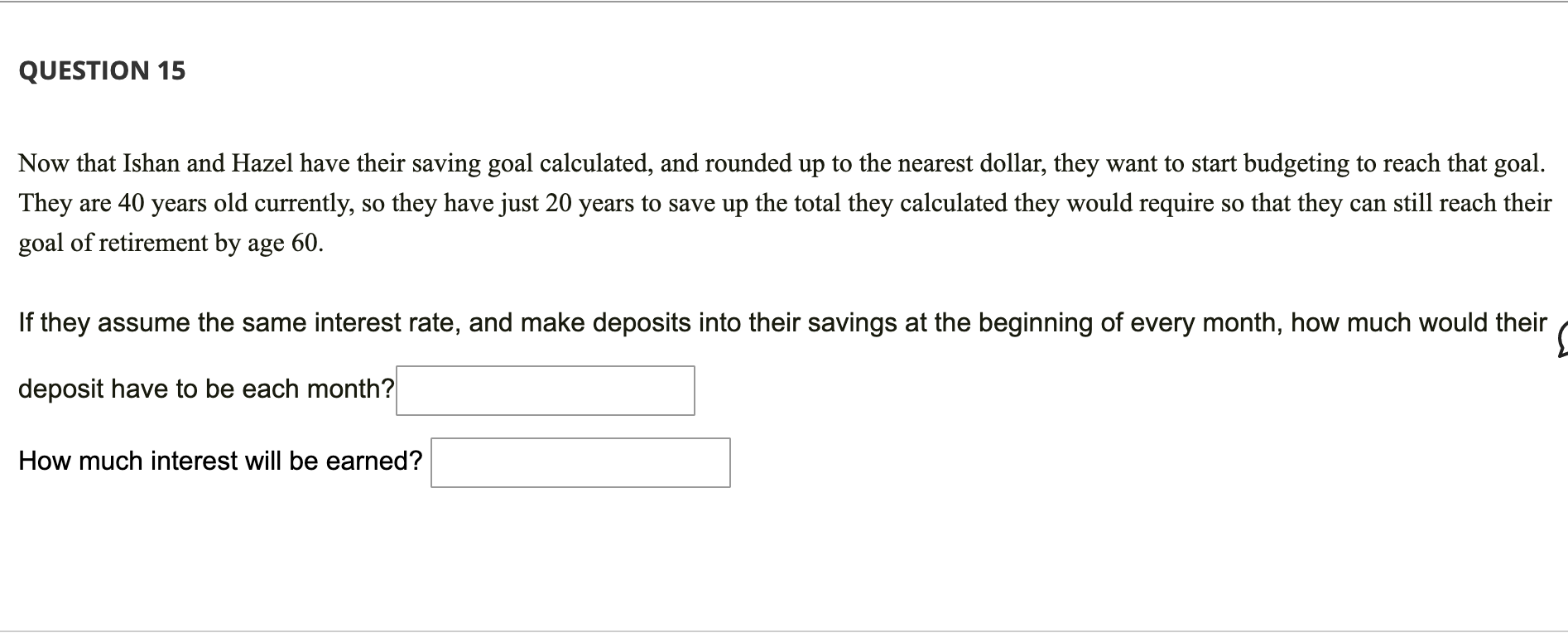 they calculated they would require so that they can still reach their