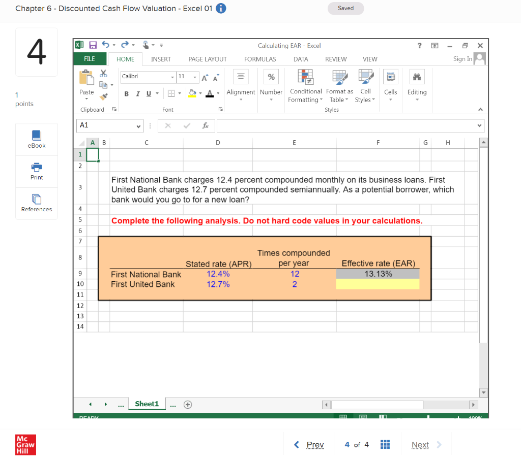  Chapter 6 - Discounted Cash Flow Valuation - Excel 01 i