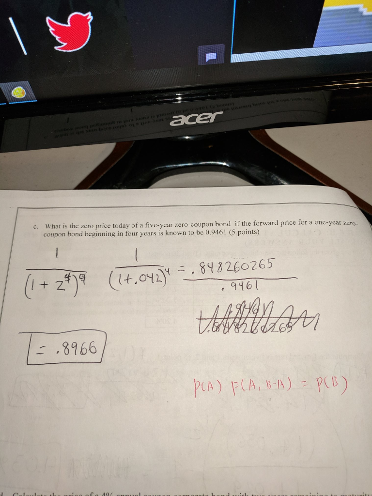 FOUR DECIMAL PLACES FOR ALL YOUR ANSWERS) I. You are given the