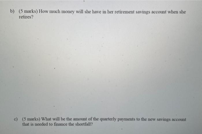 as well. Please solve part D in excel and show all steps.