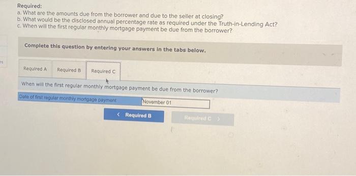 lender informs Mt. and Mrs. Cleaver that a $2,140 loan origination fee