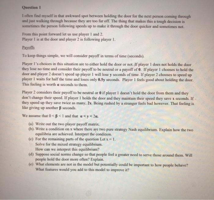 reference Question 3 The first 2 questions posed in this assignment represent