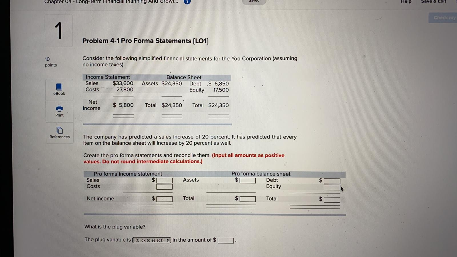 Chapter 04 - Long-Term Financial Planning And Growt... Help Save &