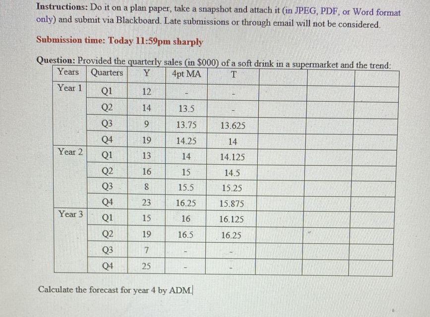  Instructions: Do it on a plan paper, take a snapshot and