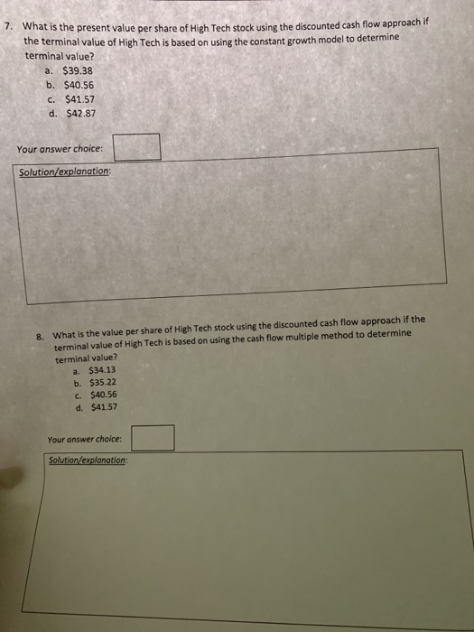 below: Kinetic Corporation is considering acquiring High Tech Systems. Jim Smith, the