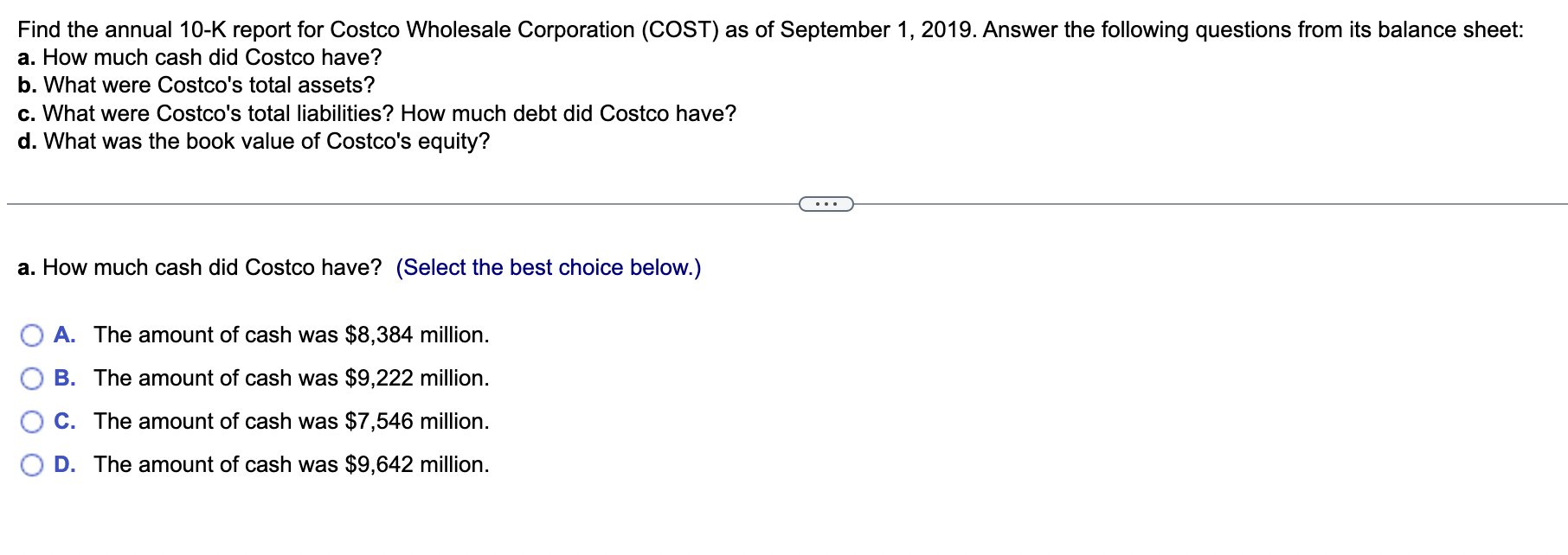 Please help me answer question a, b, c and d. Thank you!
