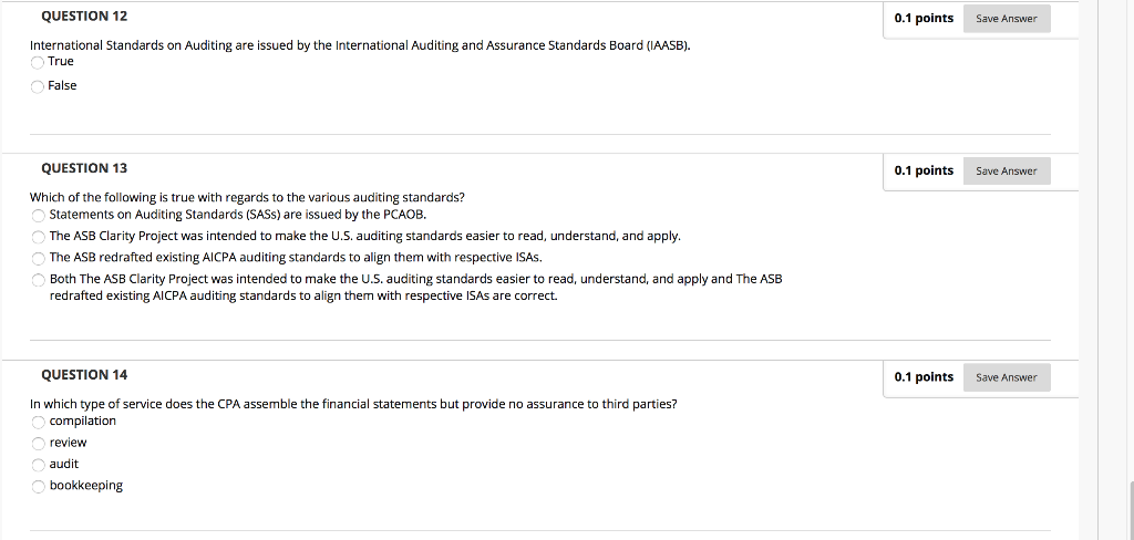 issued by the Auditing Standards Board are optional guidelines which an auditor