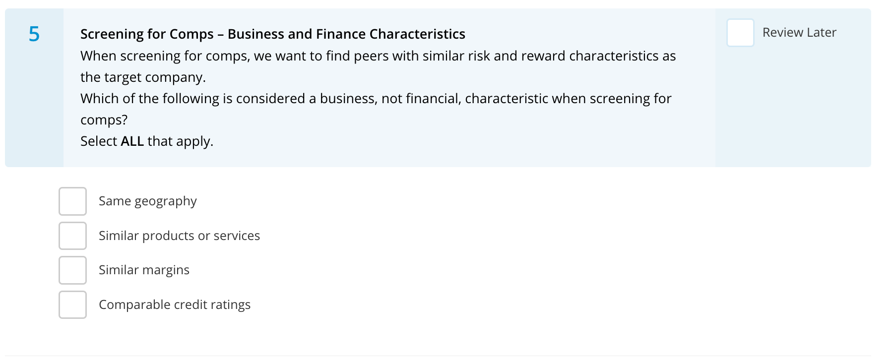 Advantages Review Later Relative valuation has several advantages relative to other valuation