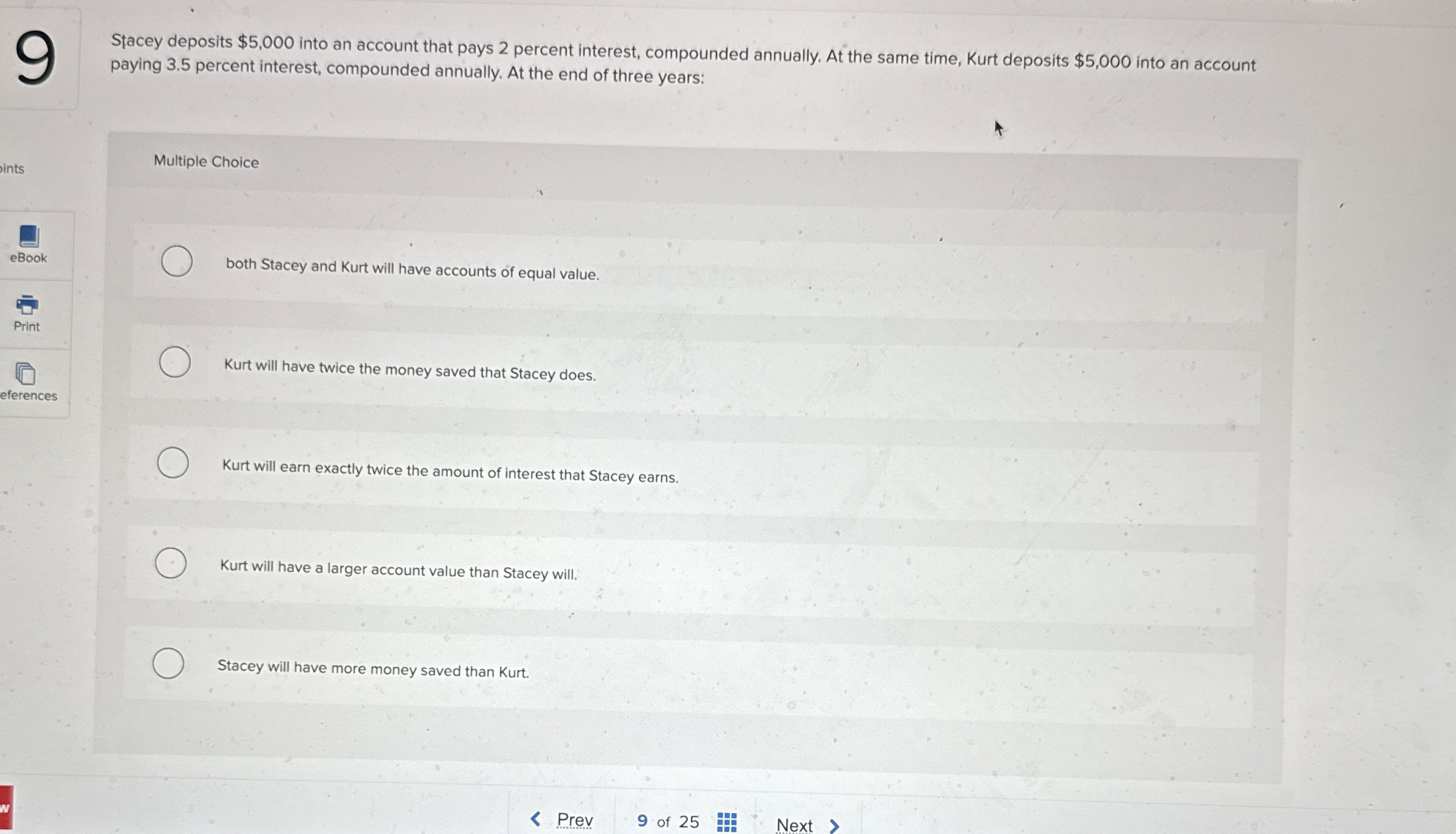  Computing the present value of a future cash flow to determine
