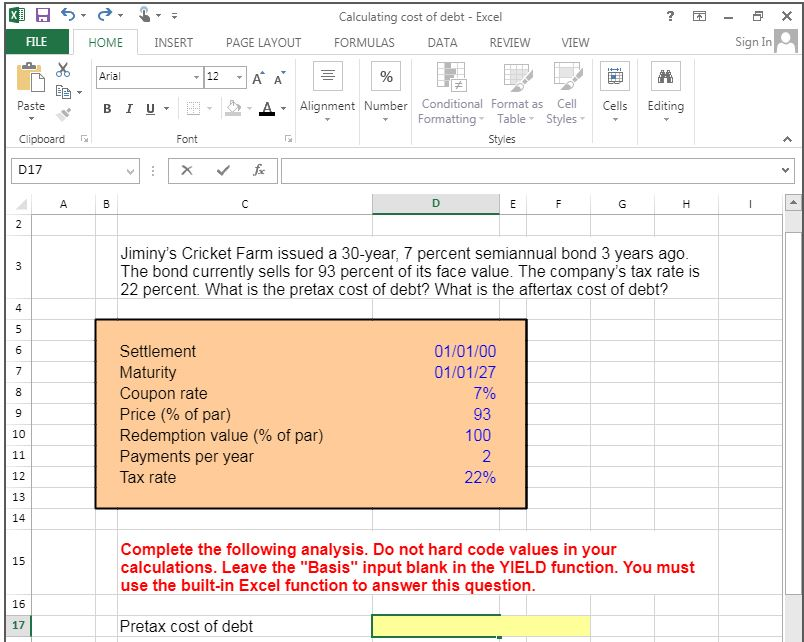 *****NOTE****** Question must be answer by referencing the cells stated above