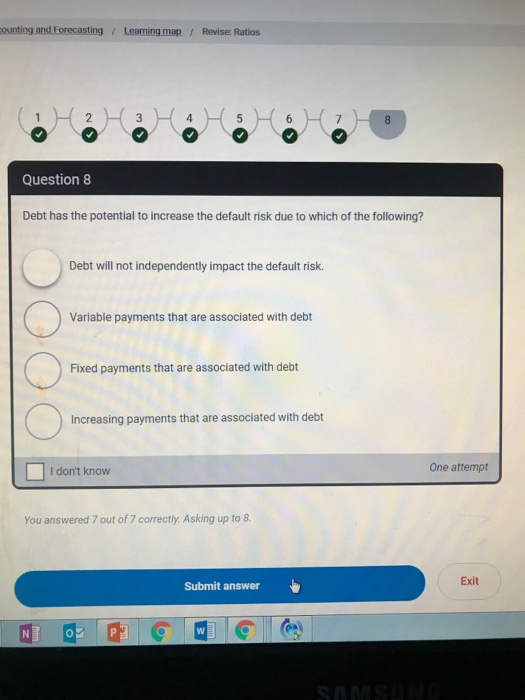  ounting and Forecasting Learning map/ Revise: Ratios 2 3 4 5