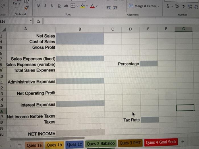 o A spreadsheet Implementation of Profit model o Modeling Net Income on