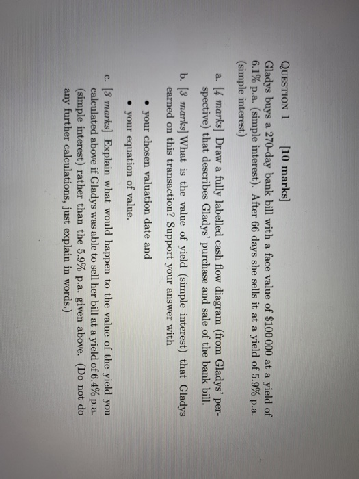  Financial Modelling. Please answer all questions. thanks QUESTION 1 [10 marks]