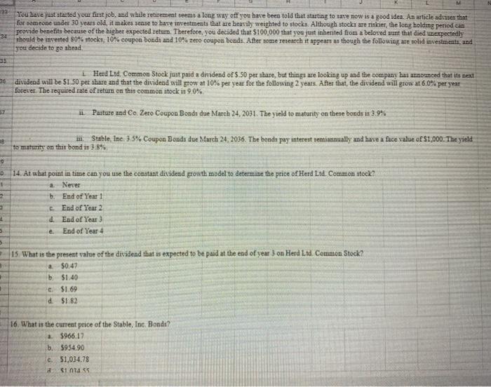  193 You have just started your first job, and while retirement