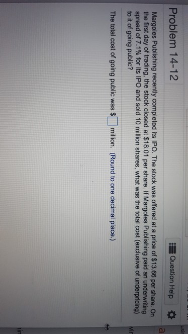  please round to one decimal place, and do not use Excel