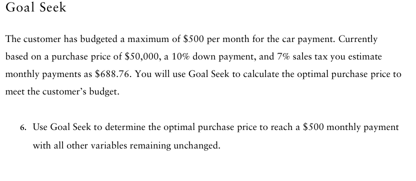The customer has budgeted a maximum of $500 per month for the