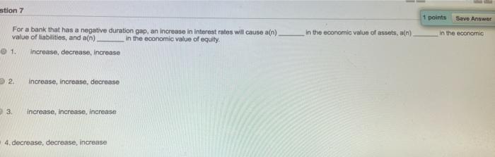  stion 7 1 points Save Answer in the economic value of