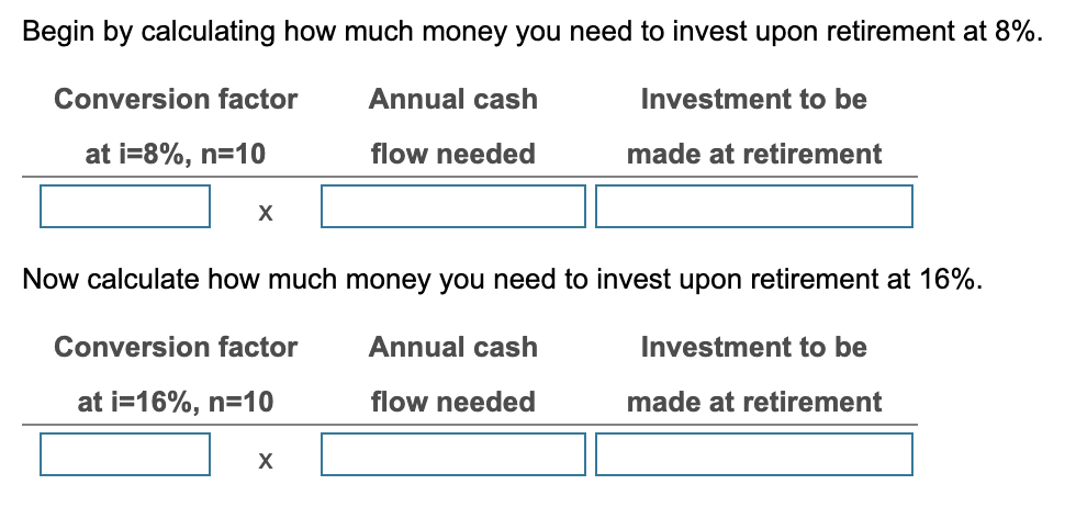 the nearest whole number.) Begin by calculating the money she will accumulate