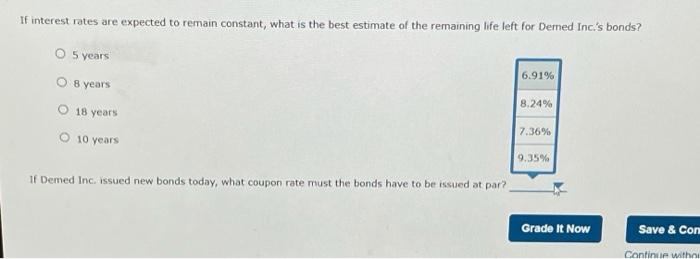 maturity (YTM) is the rate of return expected from a bond held