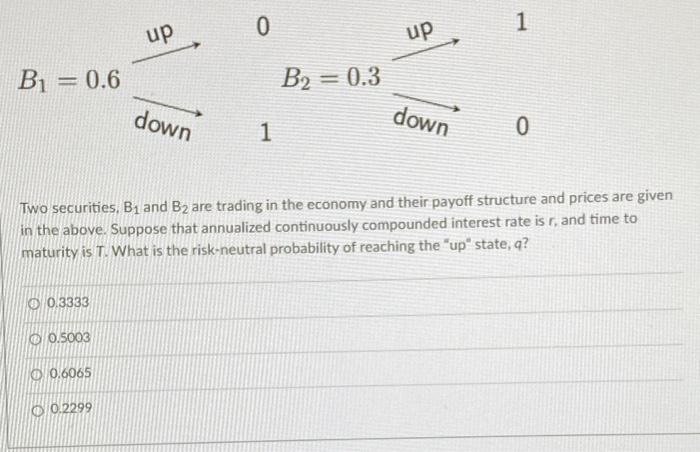  0 1 up up B1 = 0.6 -- B2 = 0.3