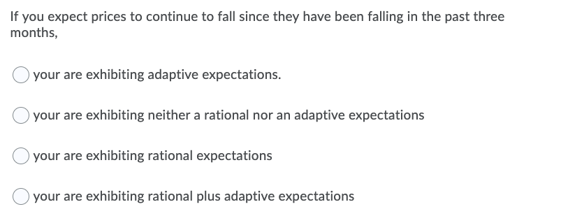 in interest rates Ono change in interest rates O an increase in