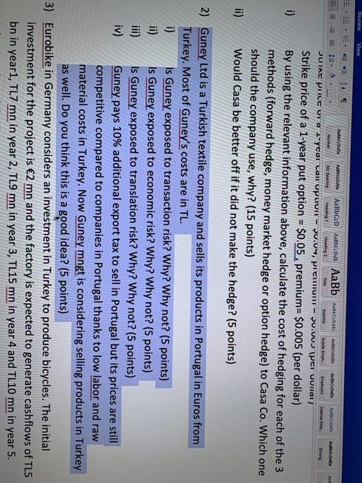  Review View A+ 1 AaBaceod Accode AaBbCD abbccde AaBb Accot Accoat