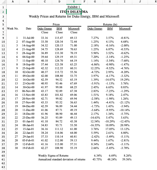 Using the Black-Scholes pricing function in Excel, compute an option value