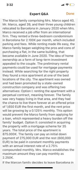 please start solve the last 4 questions 3:32 Expert Q&A Done The