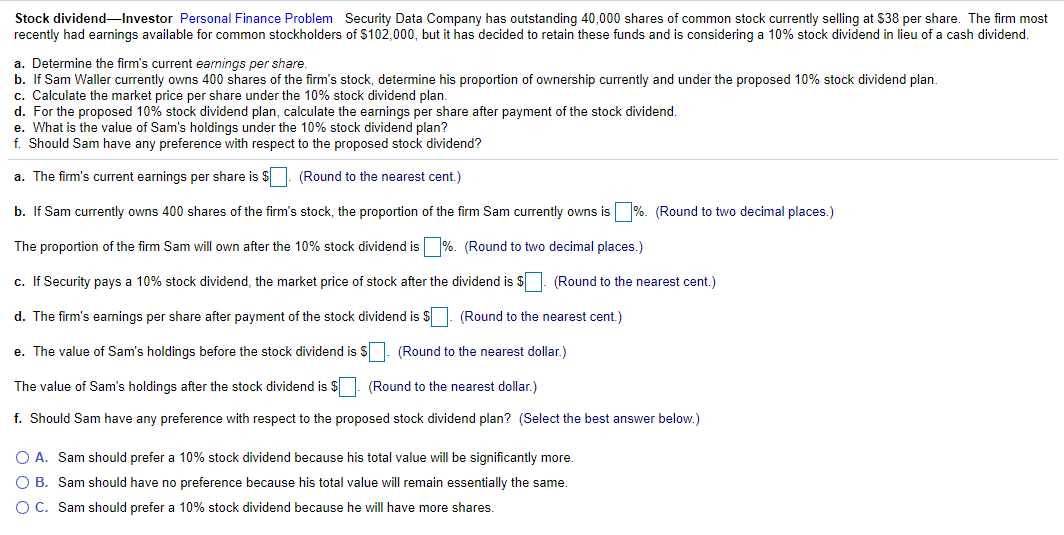 PLEASE READ BEFORE ANSWERING: !! Please refer to data table and requirements