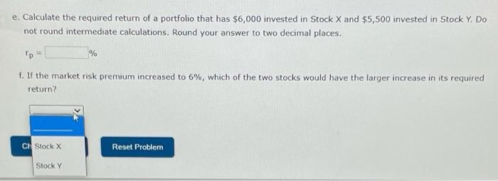 standard deviation of expected returns. Stock Y has a 12.5% expected return,
