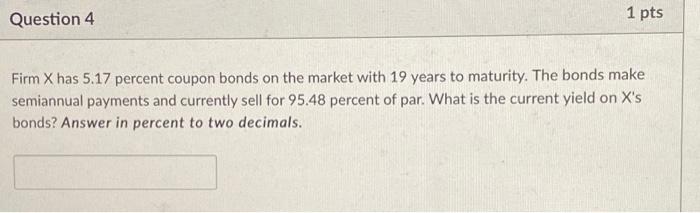 Question 3 1 pts Suppose the real rate is 0.91 percent and