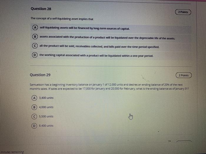 results from Aadedine in sales growth. B increased demands of short-term creditors.
