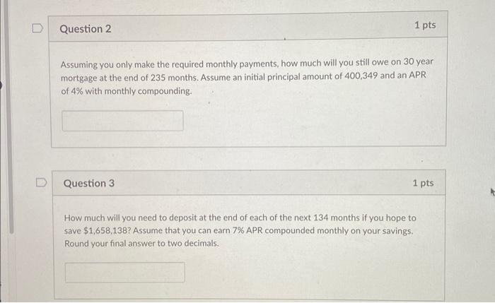  Assuming you only make the required monthly payments, how much will